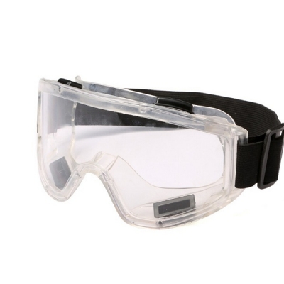 Industrial safety goggle plastic safety glass