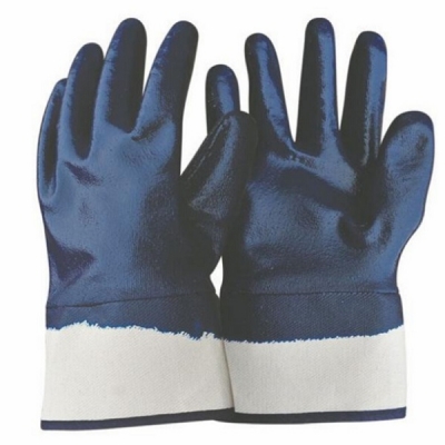 Canvas and latex material safety work glove_Latex glove supplier