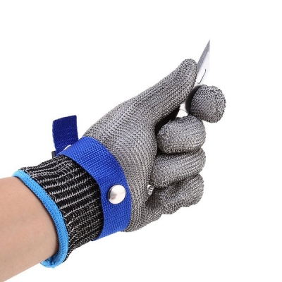 Competitive price stainless steel glove, mesh wire metal glove, safety glove factory